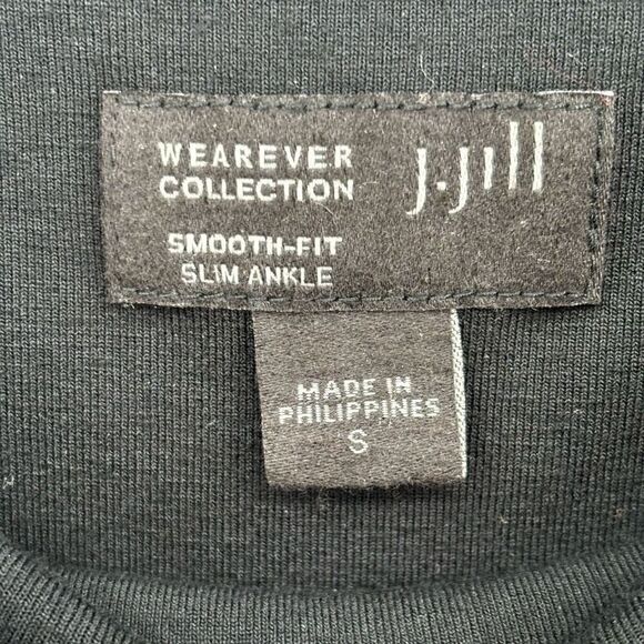 J Jill WEAREVER COLLECTION SMOOTH-FIT SLIM ANKLE Pull On Pants Black Small - Picture 2 of 9
